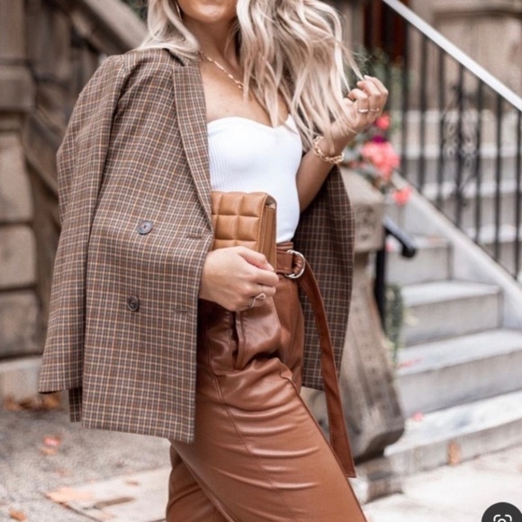 Madewell Caldwell Double-Breasted Blazer in‎ Mandell Plaid - Picture 2 of 12